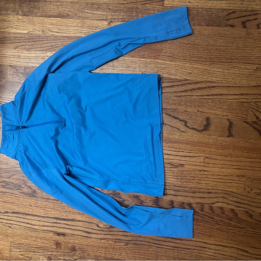 REI Blue Quarter-Zip Pullover